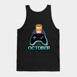 October Coffee Gamer Tank Top